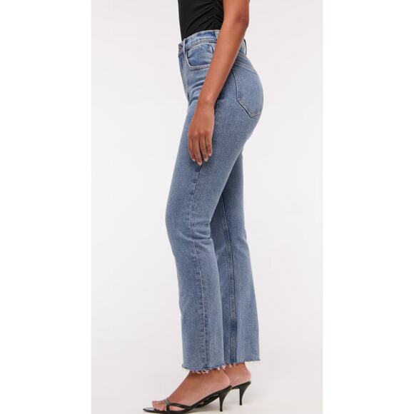 Abercrombie & Fitch Plus Curve Love Ankle Straight Ultra High-Rise Size 22 Short - Picture 3 of 10